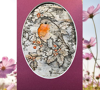 Bird Gift Card Birch Bark
