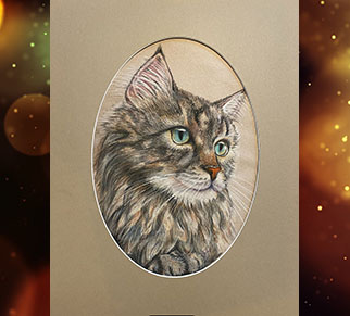Pastel Gift Card Cat