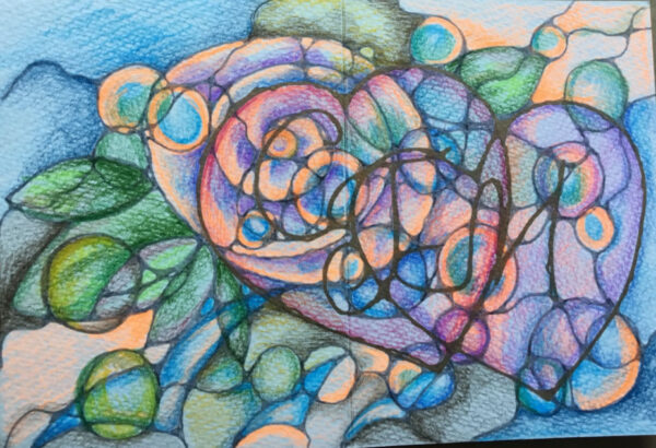 NeuroArt Card Two Hearts