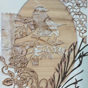 Bird and Roses Card