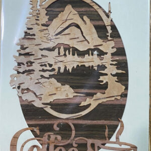 Coffee and Mountains Greeting Card
