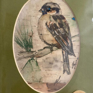 Bird Watercolour Card