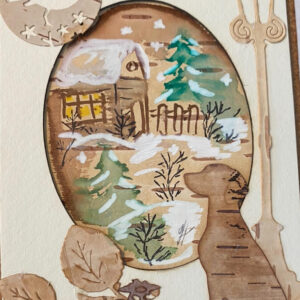 Christmas Greeting Card Christmas Dog
