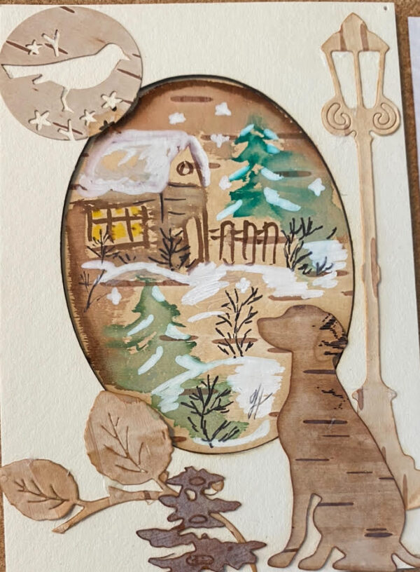 Christmas Greeting Card Christmas Dog