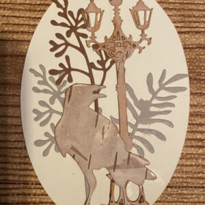 Bookmark with Crow